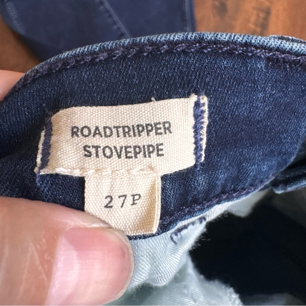 Madewell Roadtripper Stovepipe Lyocell Casual Crop Ankle Denim Jeans 27P - Picture 7 of 15